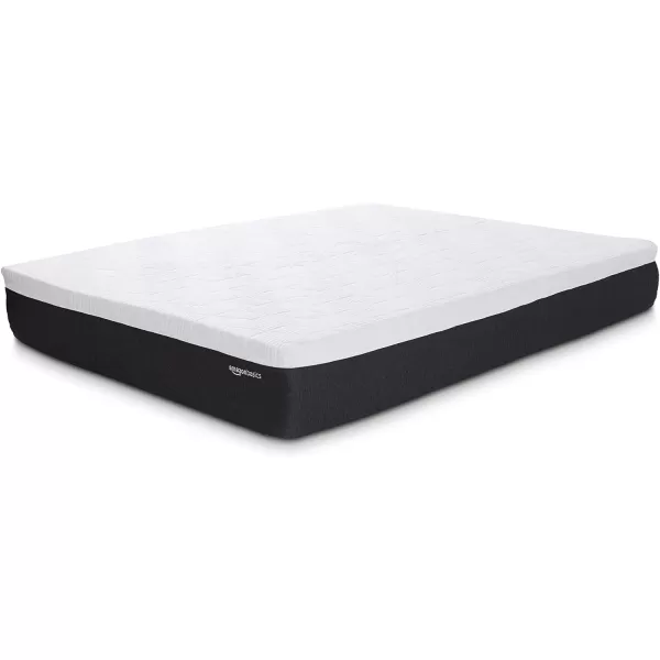 Amazon Basics Cooling Gel Memory Foam Mattress MediumFirm CertiPURUS Certified 10 inch Full Size WhiteGrayQueen 12inch Alt Latex Firm Feel