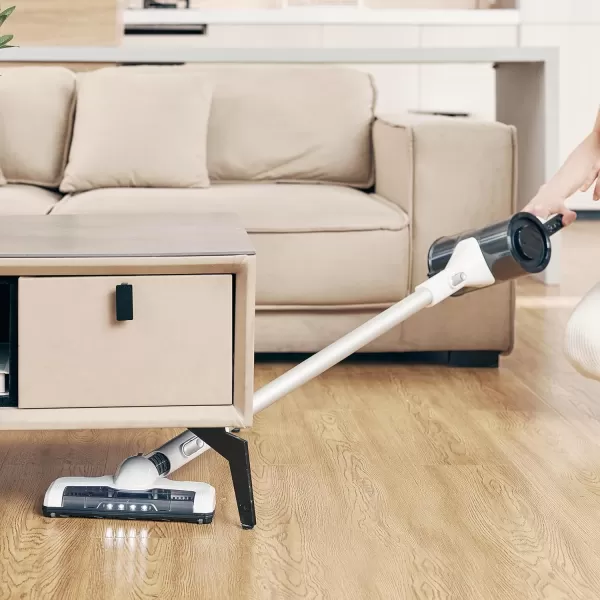 Amazon Basics Cordless Vacuum Cleaner with Brushless Motor 04L WhiteAmazon Basics Cordless Vacuum Cleaner with Brushless Motor 04L White