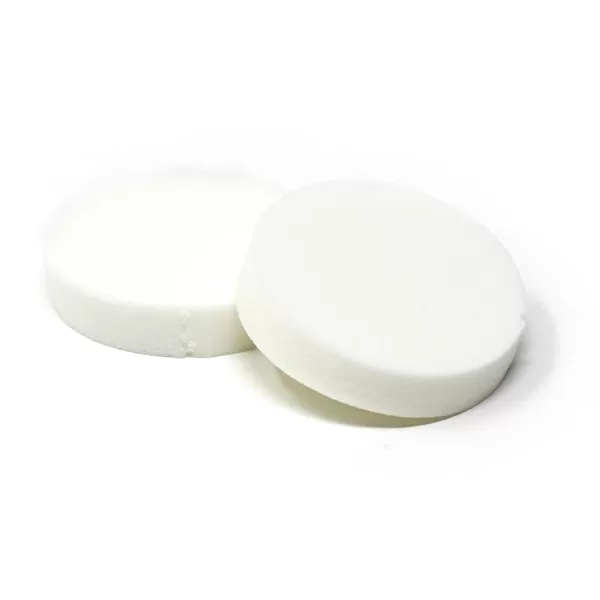 Amazon Basics Cosmetic Foam Rounds 72 Count 6 Packs of 12 White Previously Solimo12 Count Pack of 6