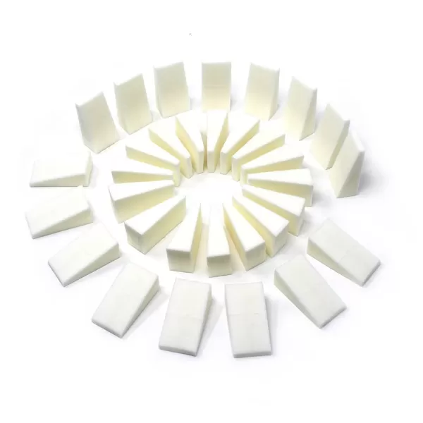 Amazon Basics Cosmetic Foam Wedges 192 Count 6 Packs of 32 White Previously Solimo32 Count Pack of 1