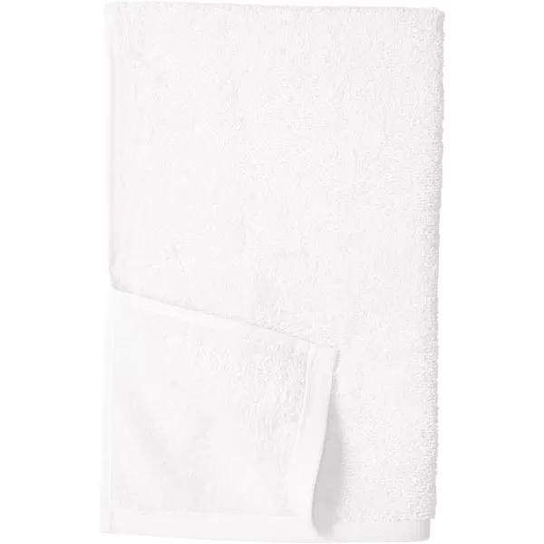 Amazon Basics Cotton Hand Towel 12Pack Gray 16 x 26White Pack of 12