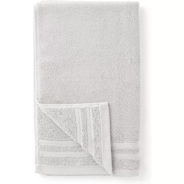 Amazon Basics Cotton Hand Towels Made with 30 Recycled Cotton Content  6Pack Light GrayLight Grey Hand Towel Pack of 6