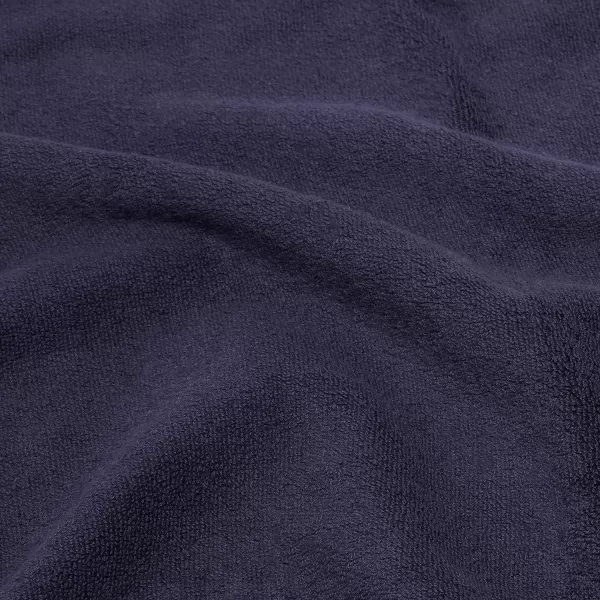 Amazon Basics Cotton Hand Towels Made with 30 Recycled Cotton Content  6Pack Light GrayMidnight Blue 6Piece Set