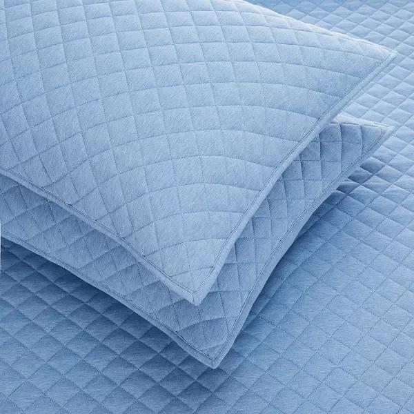 Amazon Basics Cotton Jersey 4Piece Bed Sheet Set King Oatmeal SolidSky Blue King Quilt Set