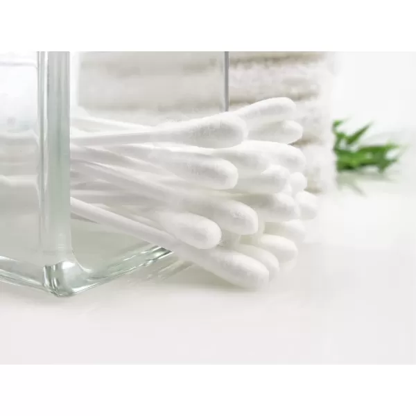 Amazon Basics Cotton Swabs 2000 Count 4 Packs of 500 Previously Solimo500 Count Pack of 4