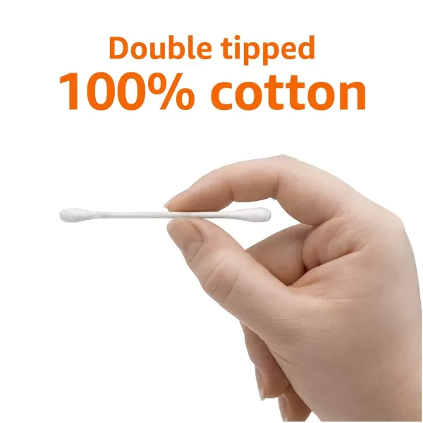 Amazon Basics Cotton Swabs 2000 Count 4 Packs of 500 Previously Solimo500 Count Pack of 4