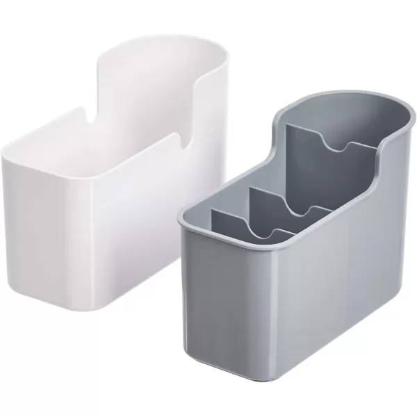 Amazon Basics Countertop amp Wall Organization for Utensils White amp GreyAmazon Basics Countertop amp Wall Organization for Utensils White amp Grey