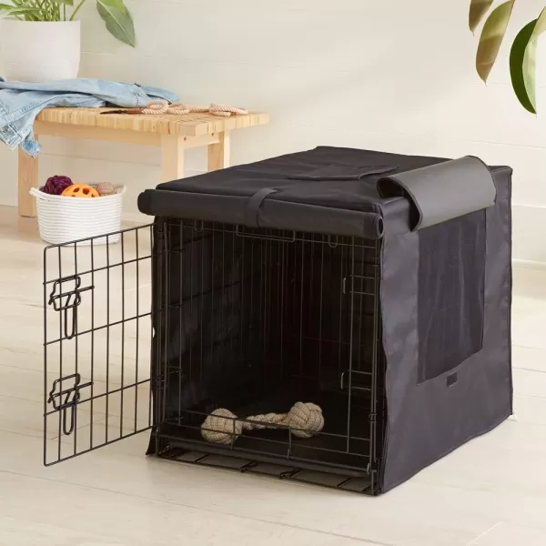 Amazon Basics Cover for Metal Dog Crate 36Inch Black240L x 183W x 205H