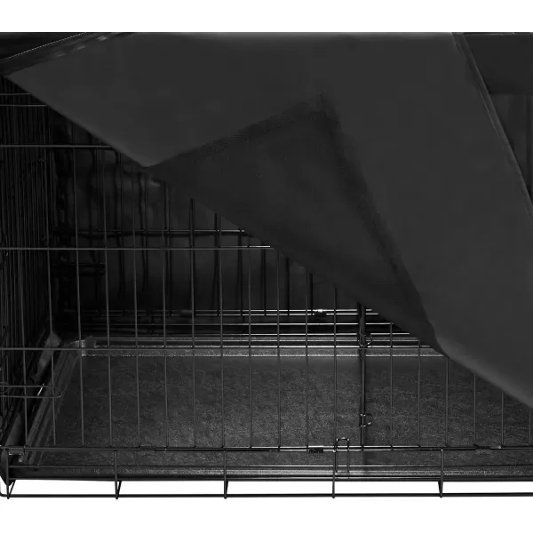 Amazon Basics Cover for Metal Dog Crate 36Inch Black240L x 183W x 205H