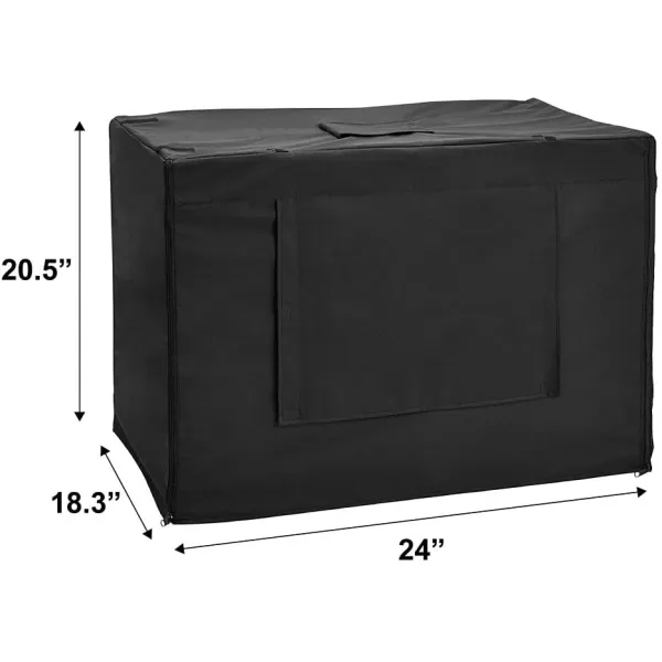 Amazon Basics Cover for Metal Dog Crate 36Inch Black240L x 183W x 205H