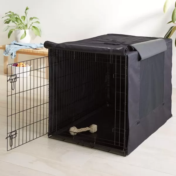Amazon Basics Cover for Metal Dog Crate 36Inch Black420L x 285W x 305H