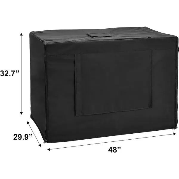 Amazon Basics Cover for Metal Dog Crate 36Inch Black480L x 299W x 327H