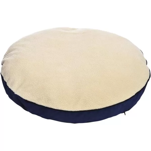 Amazon Basics Cozy Pet Cave Bed for Dog Large 35 x 35 x 13 Inches BlueBlue Large