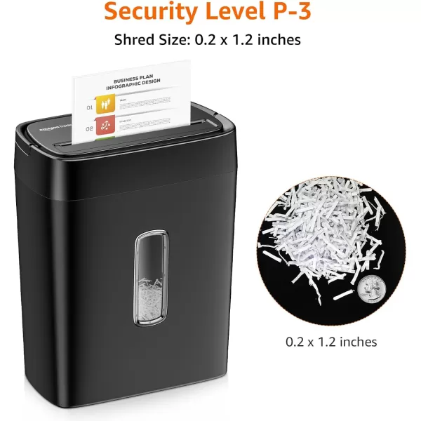 Amazon Basics Cross Cut Paper and Credit Card Shredder 12 Sheet New Model Black12 Sheet New Model