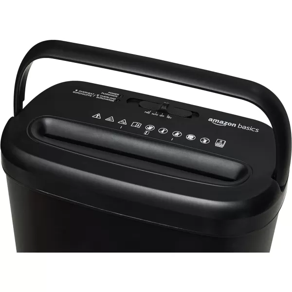Amazon Basics Cross Cut Paper and Credit Card Shredder 12 Sheet New Model Black8 Sheet New Model  Black