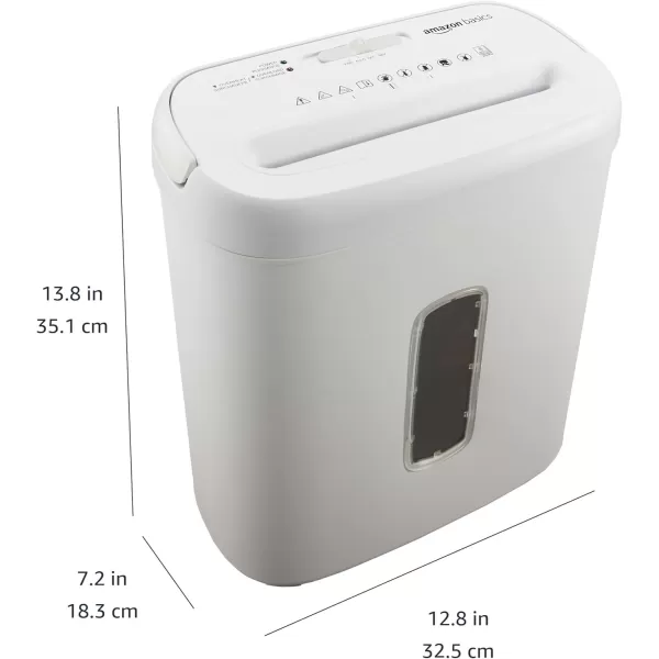 Amazon Basics Cross Cut Paper and Credit Card Shredder 12 Sheet New Model Black8 Sheet New Model  White