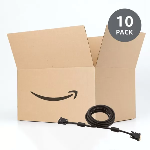 Amazon Basics DVI to DVI Monitor Adapter Cable  65 Feet 2 Meters Black10Pack 15 feet 46 meters