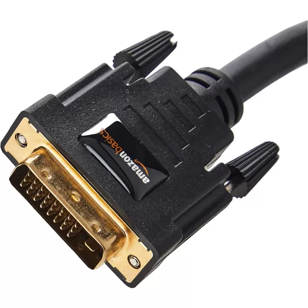 Amazon Basics DVI to DVI Monitor Adapter Cable  65 Feet 2 Meters Black1Pack 65 feet 2 meters