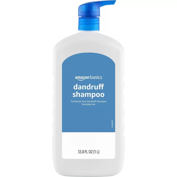 Amazon Basics Dandruff Shampoo Everyday Use Normal to Oily Hair 338 Fluid Ounces 1 Pack Previously Solimo338 Fl Oz Pack of 4