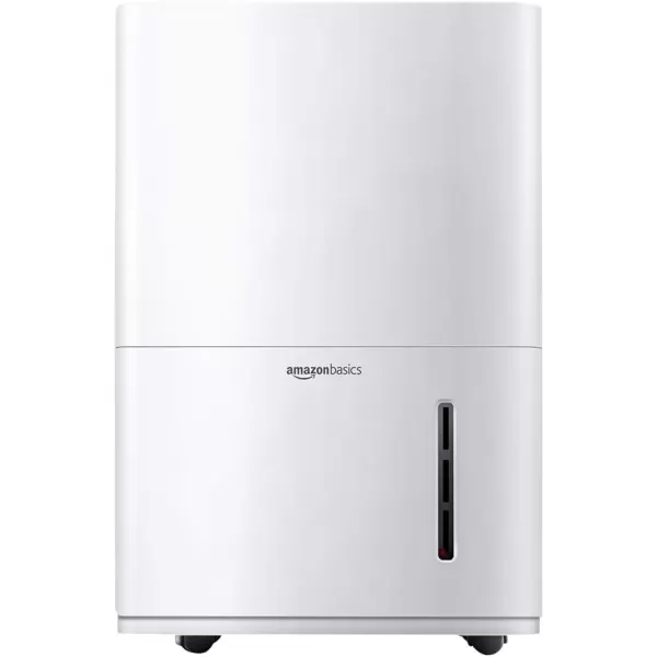Amazon Basics Dehumidifier with Drain Pump For Areas Up to 4000 Square Feet 50Pint Energy Star Certified White50 Pint Standard