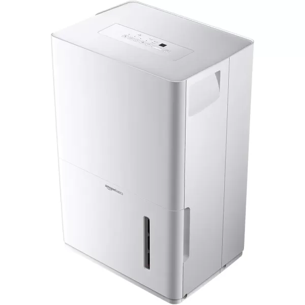 Amazon Basics Dehumidifier with Drain Pump For Areas Up to 4000 Square Feet 50Pint Energy Star Certified White50 Pint Standard