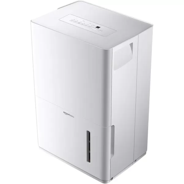 Amazon Basics Dehumidifier with Drain Pump For Areas Up to 4000 Square Feet 50Pint Energy Star Certified White50 Pint With Drain Pump