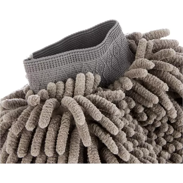Amazon Basics Deluxe Microfiber Car Wash Drying Mitts 2 Pack Gray 1044 L x 906 WPack of 2