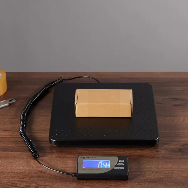 Amazon Basics Digital Postal Table Top Scale AC Adapter Counting Function 110 Pound Capacity 01 Ounce Readability Black440 lb