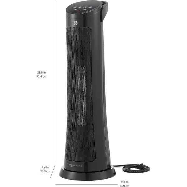 Amazon Basics Digital Tower Heater Black 28 InchAmazon Basics Digital Tower Heater Black 28 Inch