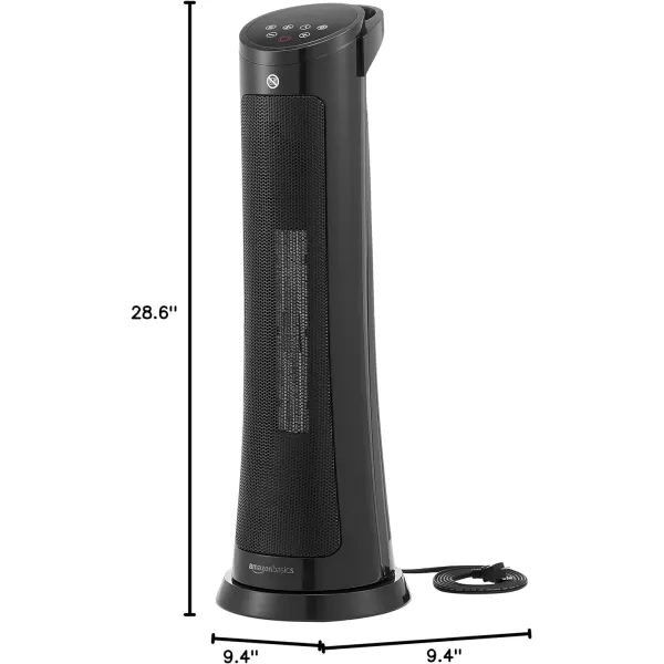 Amazon Basics Digital Tower Heater Black 28 InchAmazon Basics Digital Tower Heater Black 28 Inch