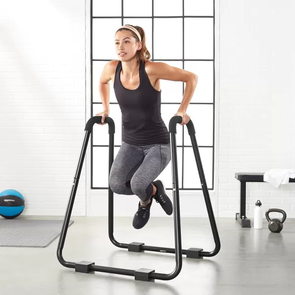 Amazon Basics Dip Fitness Bar  34 x 32 x 38 Inches BlackBar