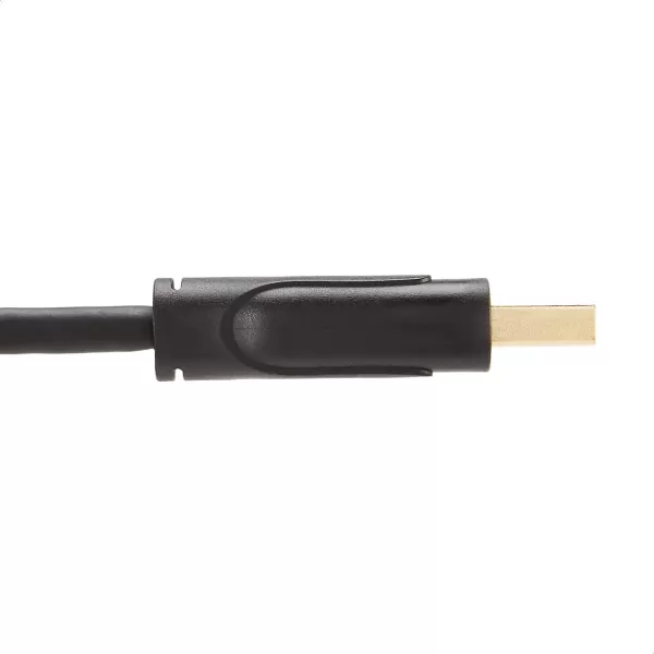 Amazon Basics DisplayPort 12 Cable 216Gbps HighSpeed 4K60Hz 2K165Hz GoldPlated Plugs 6 Foot Black3 Feet 1Pack