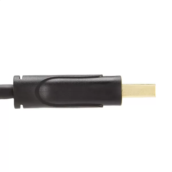 Amazon Basics DisplayPort 14 Cable 324Gbps HighSpeed 8K60Hz 4K120Hz Dynamic HDR and 3D GoldPlated Plugs 6 Foot Black3 Feet