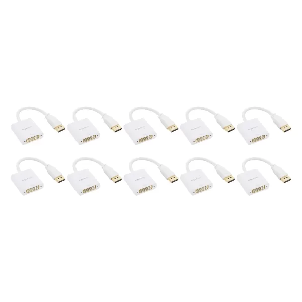 Amazon Basics DisplayPort to DVI Adapter 1Pack10Pack