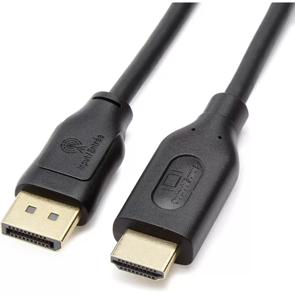 Amazon Basics DisplayPort to HDMI Display Cable UniDirectional 3 Foot10Pack 6 Feet
