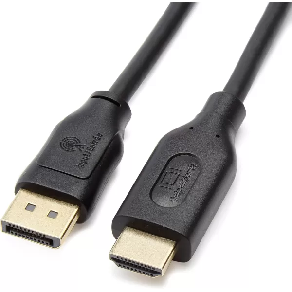 Amazon Basics DisplayPort to HDMI Display Cable UniDirectional 3 Foot1Pack 10 Feet