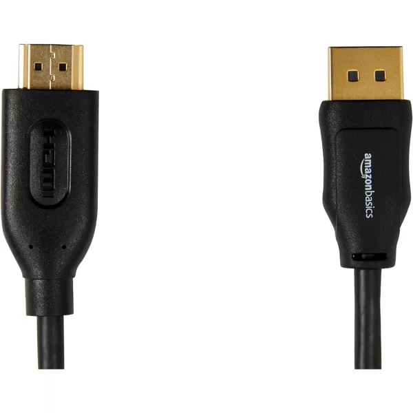 Amazon Basics DisplayPort to HDMI Display Cable UniDirectional 3 Foot1Pack 6 Feet