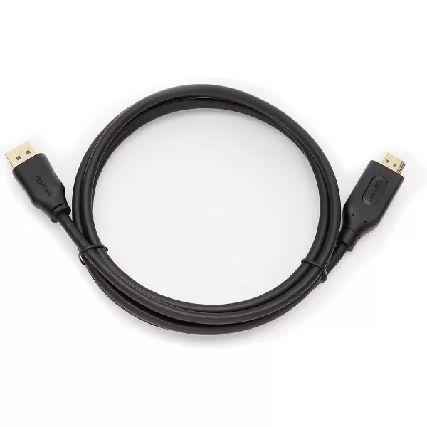 Amazon Basics DisplayPort to HDMI Display Cable UniDirectional 3 Foot1Pack 6 Feet
