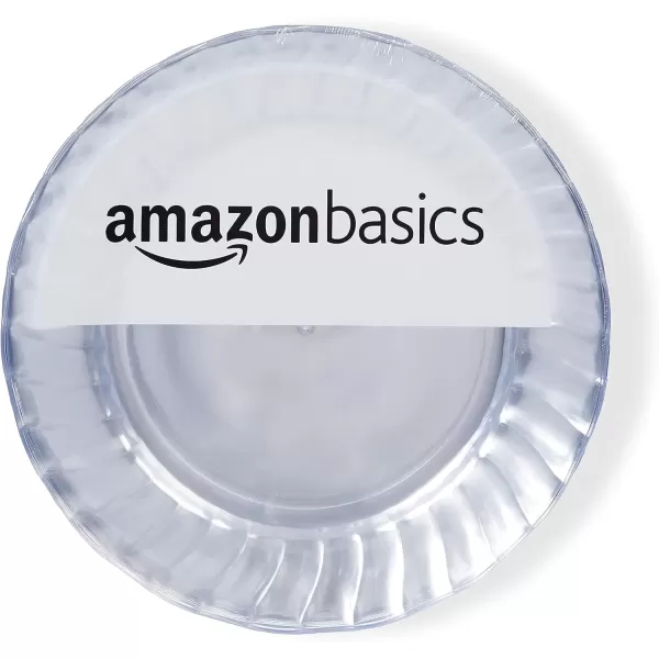 Amazon Basics Disposable Clear Plastic Plates 50Pack 10251025