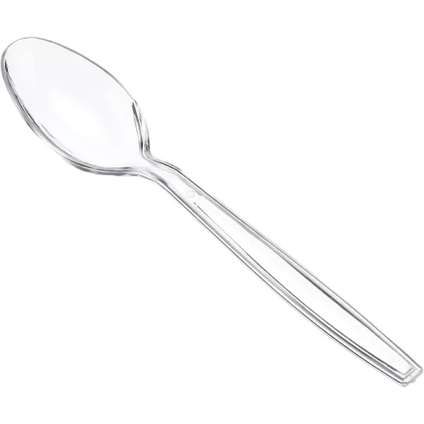 Amazon Basics Disposable Clear Plastic Utensil Cutlery 360Piece Set1800Piece
