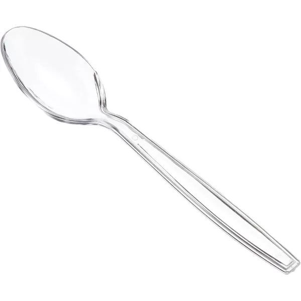 Amazon Basics Disposable Clear Plastic Utensil Cutlery 360Piece Set360Piece
