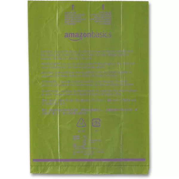 Amazon Basics Dog Poop Bags With Dispenser and Leash Clip Lavender Scented 810 Count 54 Pack of 15 13 Inch x 9 InchLavender 540 Bags