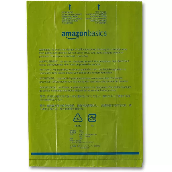 Amazon Basics Dog Poop Bags With Dispenser and Leash Clip Lavender Scented 810 Count 54 Pack of 15 13 Inch x 9 InchTalcum Powder 270 Bags