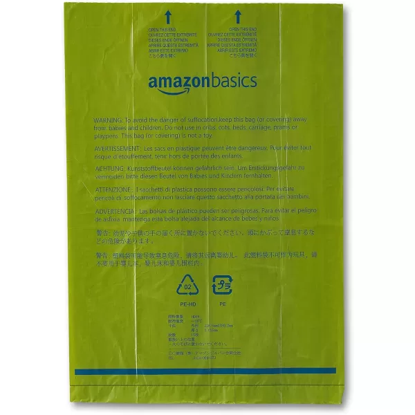 Amazon Basics Dog Poop Bags With Dispenser and Leash Clip Lavender Scented 810 Count 54 Pack of 15 13 Inch x 9 InchTalcum Powder 540 Bags