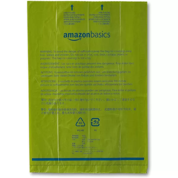 Amazon Basics Dog Poop Bags With Dispenser and Leash Clip Lavender Scented 810 Count 54 Pack of 15 13 Inch x 9 InchTalcum Powder 810 Bags