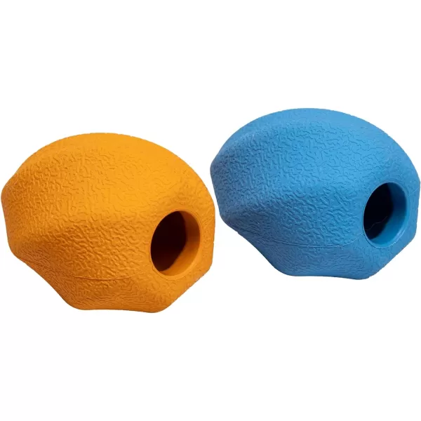 Amazon Basics Dog Treat Dispensing Enrichment Chew Toy 2Pack Large Multi colorLarge