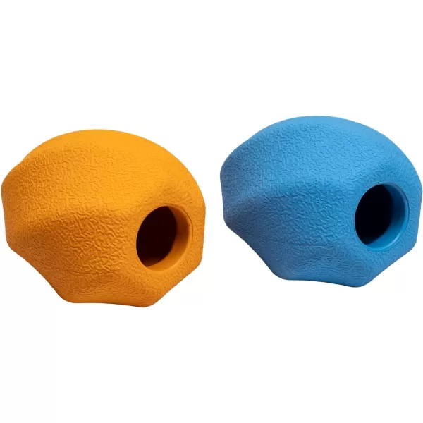 Amazon Basics Dog Treat Dispensing Enrichment Chew Toy 2Pack Large Multi colorMedium