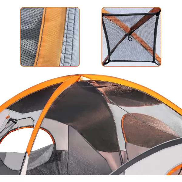 Amazon Basics Dome Camping Tent With Rainfly and Carry Bag 48 Person8person