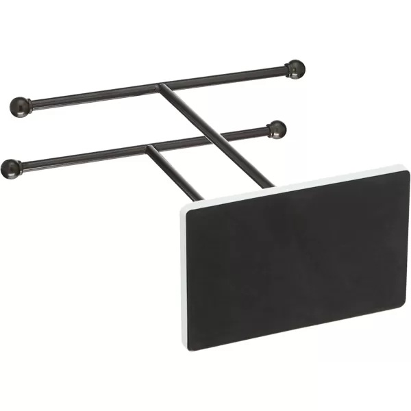 Amazon Basics DoubleT Hand Towel Holder and Accessories Jewelry Stand TShape BronzeWhiteBronzeWhite