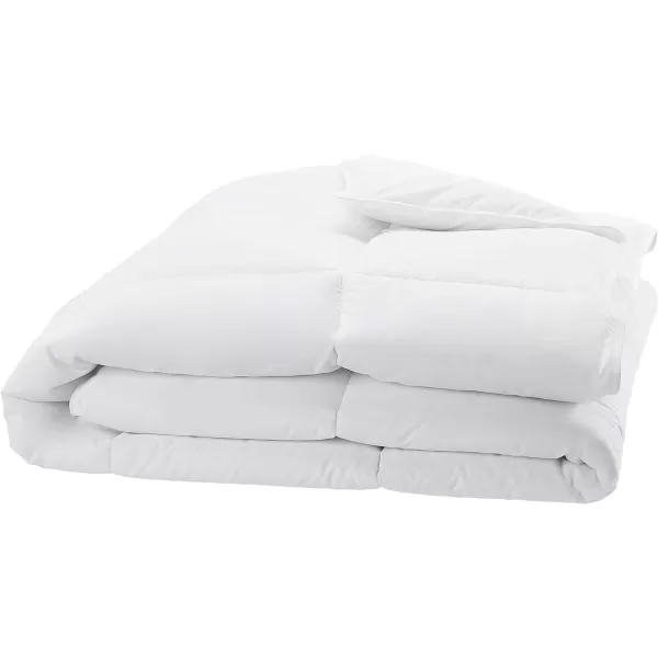 Amazon Basics Down Alternative Bedding Comforter Duvet Insert FullQueen White LightTwin AllSeason